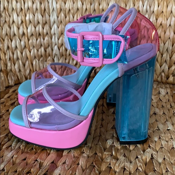 NIB 💕Sugarthrillz Candy Plexi Platforms 6-11!!! - Picture 3 of 8